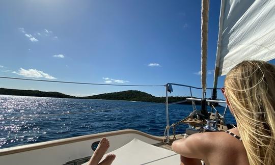 Ultimate Day Sailing Charter Onboard 40' Baba Sailboat in St. Thomas