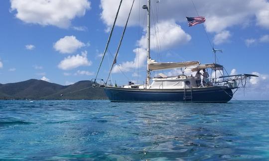 Ultimate Day Sailing Charter Onboard 40' Baba Sailboat in St. Thomas