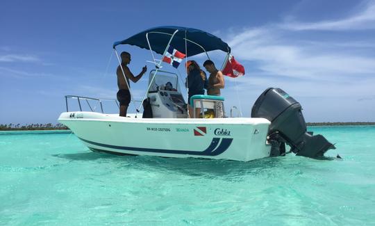 Passeio de barco de mergulho em Bayahibe