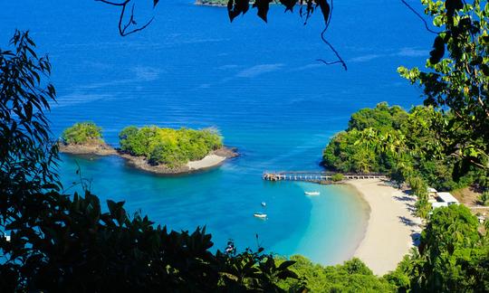 Novo catamarã elétrico incrível para a incrível ilha paradisíaca do Pacífico de Coiba