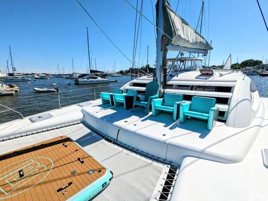 Aluguer de catamarã de 50 pés com brinquedos aquáticos - Annapolis, MD