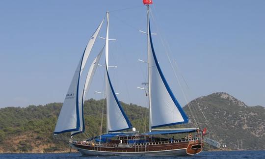 Location de goélettes à voile de 36 minutes à Muğla, en Turquie !