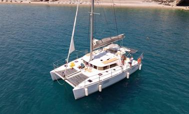 Croisière d'une journée exclusive au départ de Rhodes à bord du catamaran à voile Lagoon 440