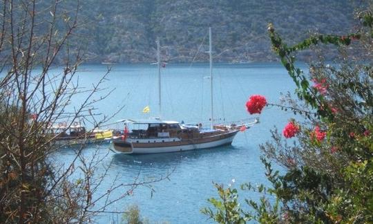 エアコン付きウィークリーガレットキャビンチャーター（フルボード）（Fethiye-Göcek-Fethiye）