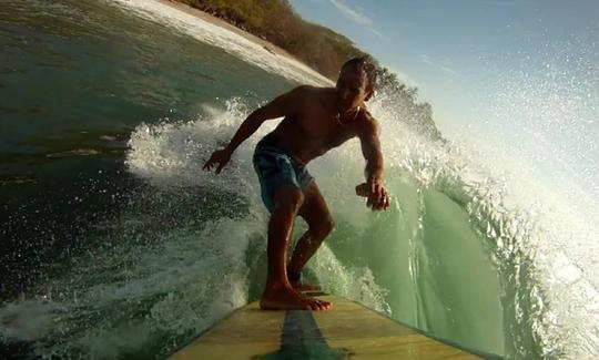 Leçon de surf avec un instructeur bilingue à Provincia de Puntarenas, Costa Rica