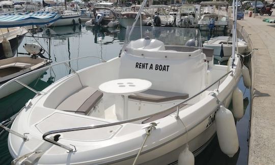 23ft Jeanneau Cap Camarat 6.5 CC Series for Rent or Charter in Podgora