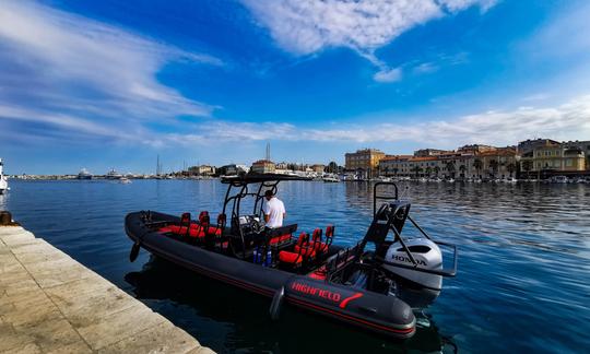 Aluguel do RIB Highfield Patrol 860 com Skipper em Zadar