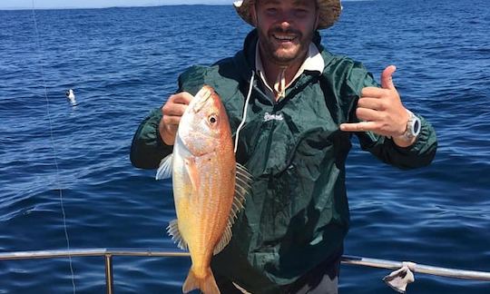 Melhor experiência de pesca em alto mar em Mossel Bay.