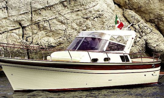 32 Semi-Cabin Gozzo Boat Rental in Piano di Sorrento, Campania