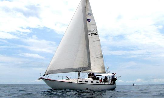 Barco à vela Lancer 36 para 8 passageiros em Puerto Vallarta