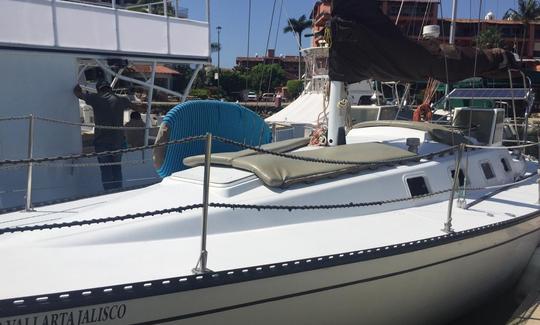 Barco à vela Lancer 36 para 8 passageiros em Puerto Vallarta