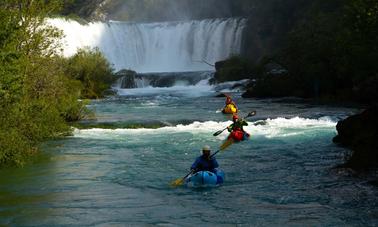 Guided Day Packrafting Experience on Zrmanja River