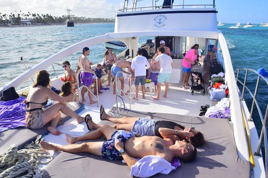 Catamarã de festas em Punta Cana