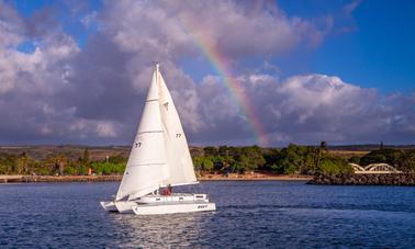 41ft Smooth Sailing Trimaran Charters & Adventures Oahu's North Shore, Haleiwa