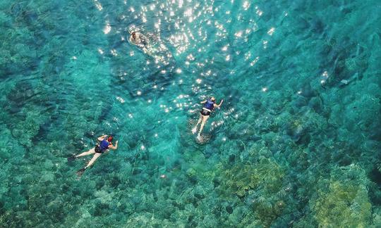 pristine clear water