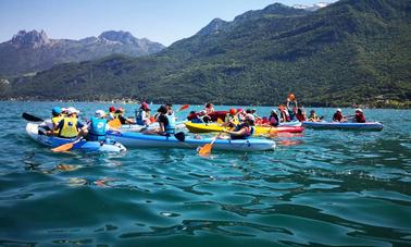 Rent a Giant Paddle Kayak for 7 / 10 personnes at Doussard