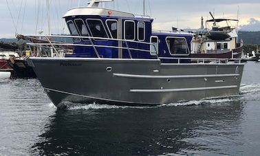 Custom Built Sportfishing Yacht with Bathroom and Heated Cabin