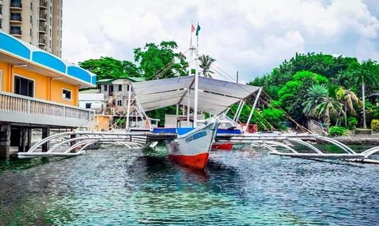 Lancha tradicional para alugar na cidade de Lapu-Lapu