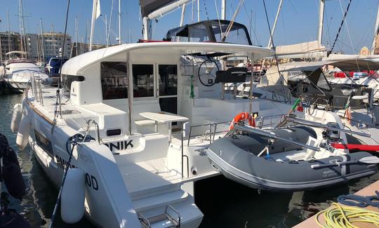 Charter 40ft "Manik" Lagoon 40 Sailing Catamaran In Nettuno, Italy