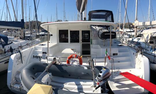 Charter 40ft "Manik" Lagoon 40 Sailing Catamaran In Nettuno, Italy