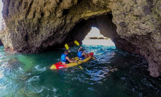 Aventura de caiaque em Albufeira, Faro!