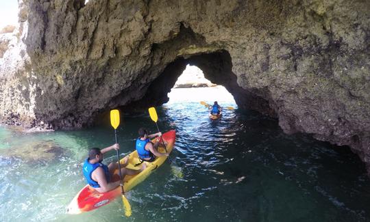 Aventura de caiaque em Albufeira, Faro!