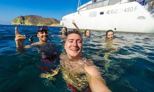 Croisières quotidiennes en catamaran de 44 pieds sur le lagon