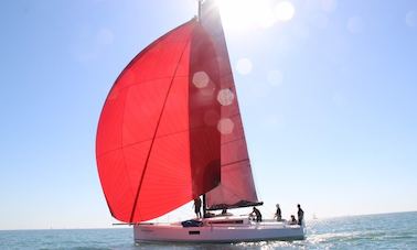 39ft "Purple Rain" Pogo 1250 sailing Yacht for Charter in Bormes-les-Mimosas, France