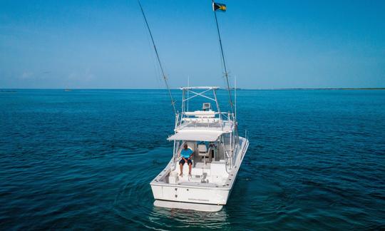 Carta de pesca em alto mar de 32 pés em Luhrs em Nassau