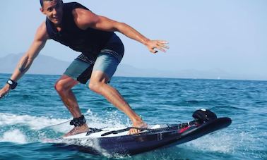 Eco-Friendly Electric Surf Board Carver X Rental in Corralejo