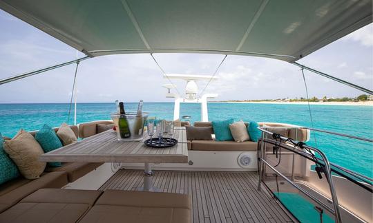 Incrível iate de luxo Fairline de 65 pés para alugar em Sint Maarten