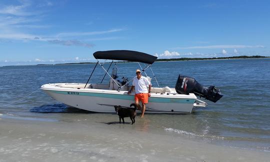 Our boat, Captain and its 1st Mate!