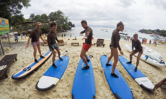 Beginner Surfing Lesson in Nusapenida, Bali