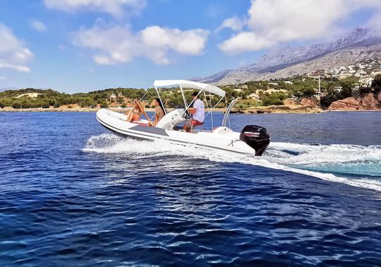 Enjoy a boat rental in Altea · 19ft RIB Xp 600