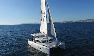 "Dynamis" Catamaran Lagoon 420 Sailing Catamaran Rental in Nikiti, Greece