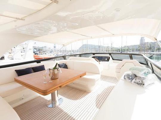 Luxury yacht in Barcelona - rental per hours , rental per days