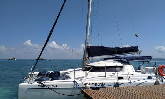 Charter the 36' Fountaine Pajot Tobago Cruising Catamaran in Cartagena, Colombia