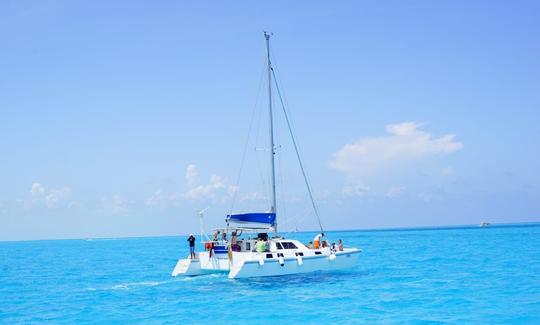 Charters de voile de 41 pieds au départ de Costa Mujeres, Cancún