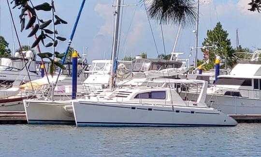 47' Leopard Sailing Catamaran on Clear Lake/Galveston Bay