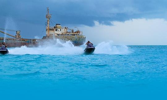 Sunken Ship Jetski Adventure in Leeward Settlement