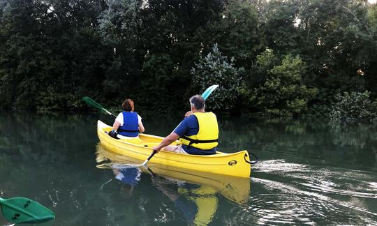 Passeio de canoa em Avignon