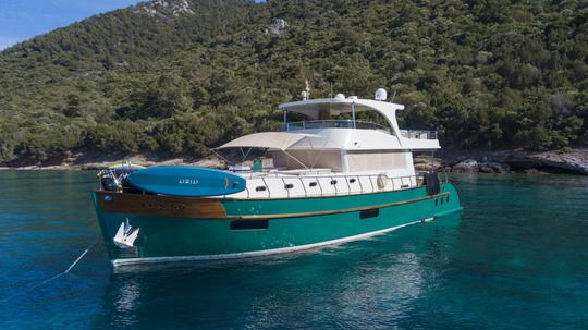 Premium 20-Meter Trawler Yacht - Explore the Turquoise Coast in Style!