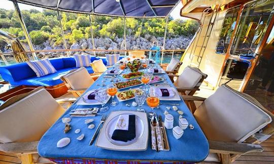 28' Custom Gulet Luxury Charter in Turkey