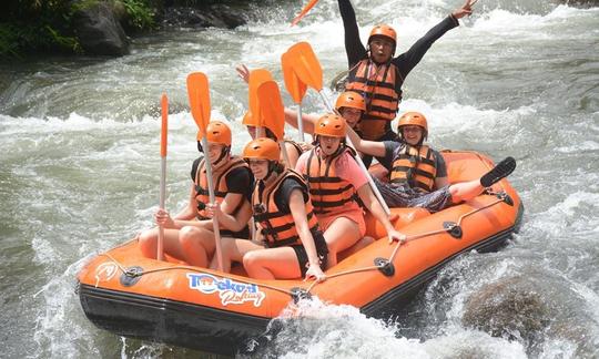 Excursión guiada de 2 horas de rafting en aguas bravas por el río Ayung