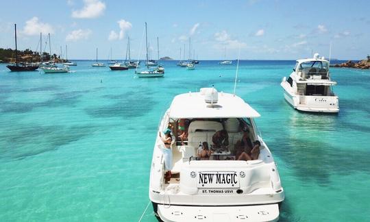 Sea Ray Luxury Boat Charter for 12 People in St. Thomas, U.S. Virgin Islands