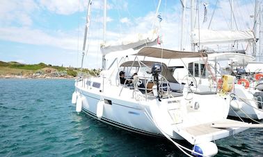 ギリシャ、ラブリオのHanse 385セーリングヨットチャーター