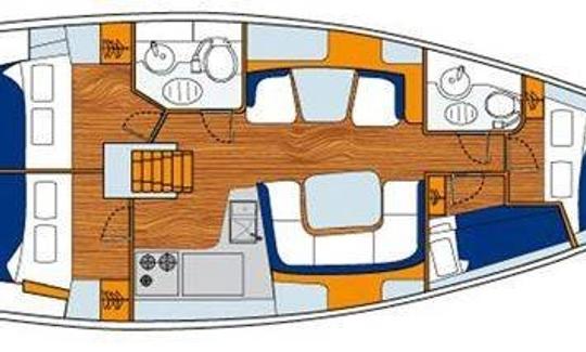 ¡Velero Sun Odyssey 43 en Alimos, Grecia!