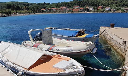 Barco inflável Barracuda 530 em Sali, Croácia!