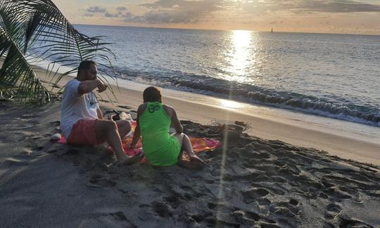 Churrasco na praia e passeio divertido