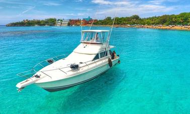 Location de pêche Cofresi sur un yacht Doña Nina de 41 pieds avec capitaine